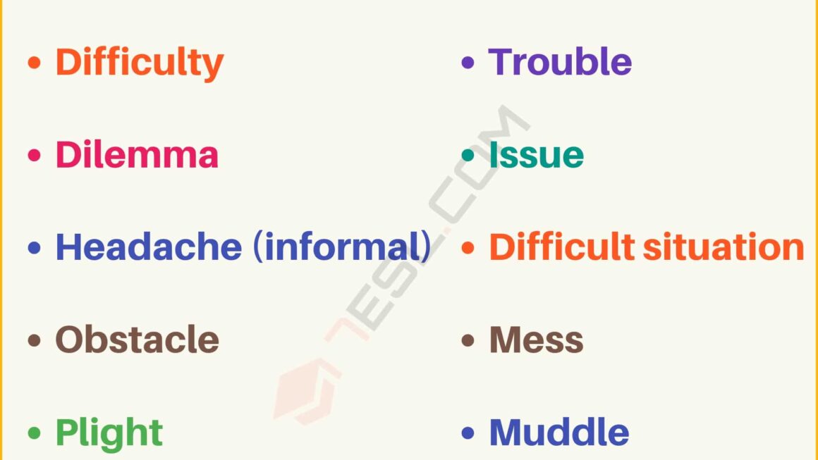 Another Word for Problem: 20 Creative Synonyms to Enhance Your Writing